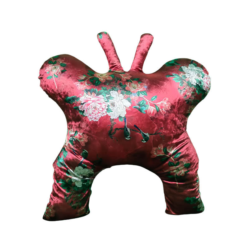 Waist Love Lumbar Pillow Cushion Pillow Vertical Hip Hollow Home Office Removable and Washable Lumbar Pillow